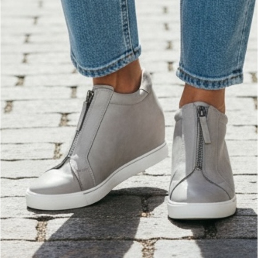 STYLE STAPLE GRAY WEDGE SNEAKERS•11